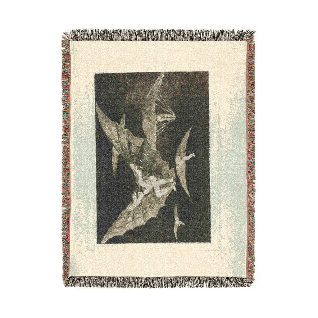 Francisco José de Goya y Lucientes - A Way of Flying, from Disparates, published as plate 13 in Los Proverbios (Proverbs | Woven Tapestry Blanket