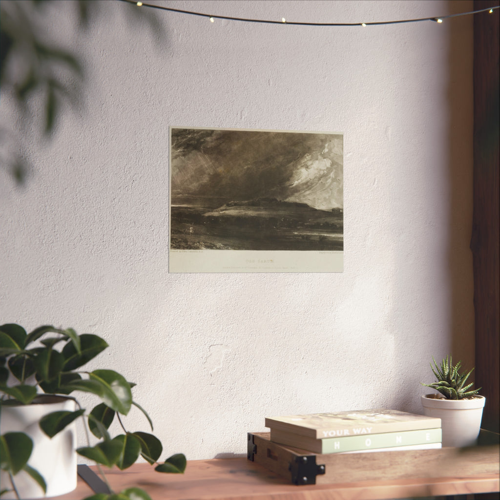 David Lucas - Old Sarum | Fine Art Poster