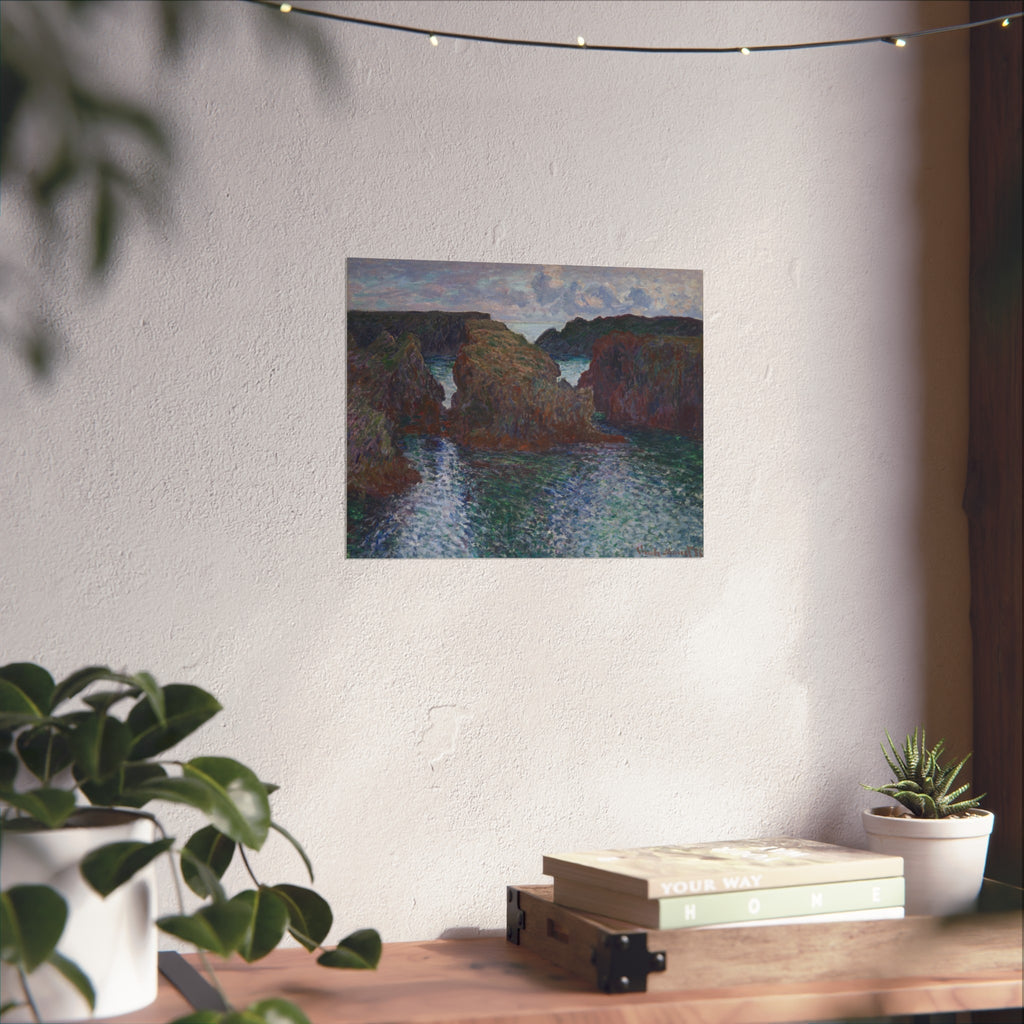 Claude Monet - Rocks at Port-Goulphar, Belle-Île | Fine Art Poster