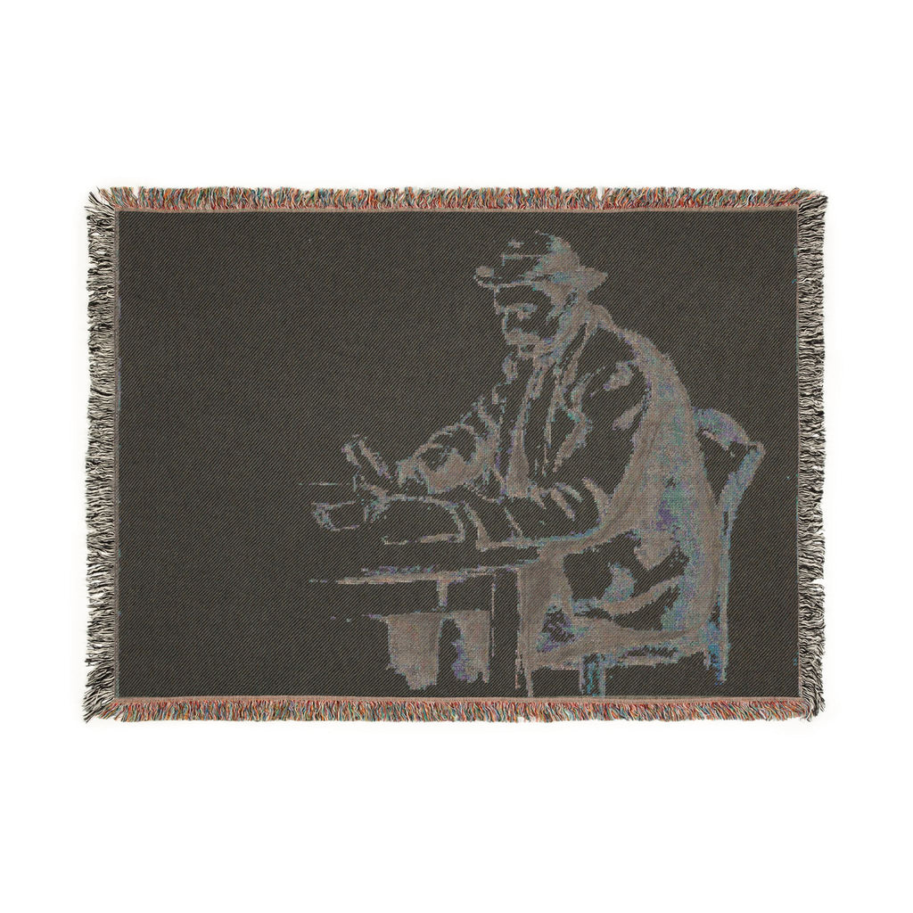 Paul Cezanne - A Study for the Card Players | Woven Tapestry Blanket