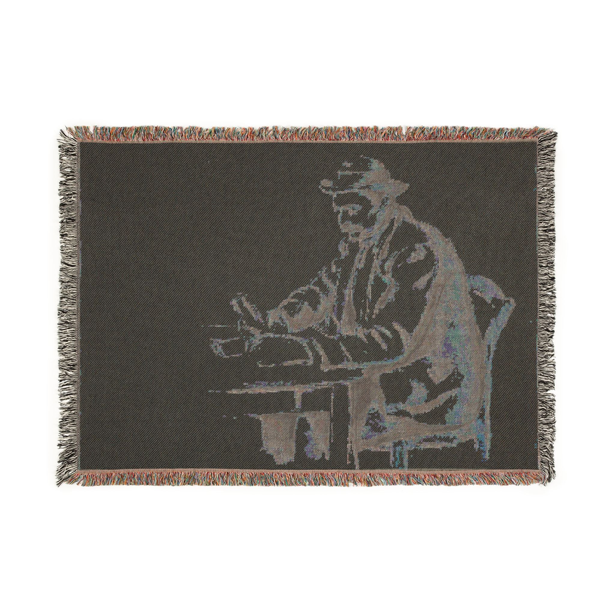 Paul Cezanne - A Study for the Card Players | Woven Tapestry Blanket