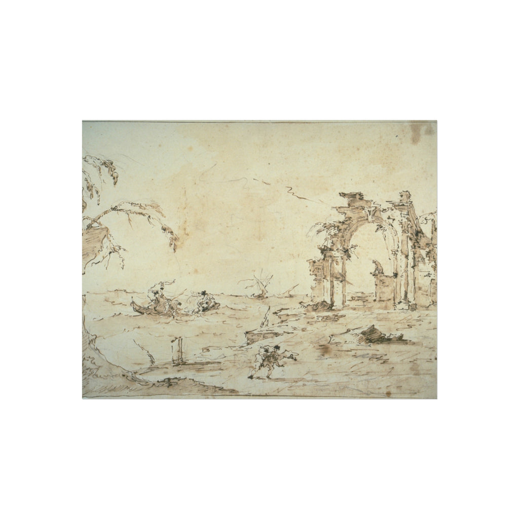 Francesco Guardi - Capriccio with a Squall on the Lagoon | Fine Art Poster