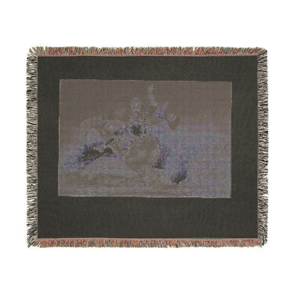 Francisco José de Goya y Lucientes - A Woman and a Horse, Let Someone Else Master Them, plate ten from Los Proverbios | Woven Tapestry Blanket