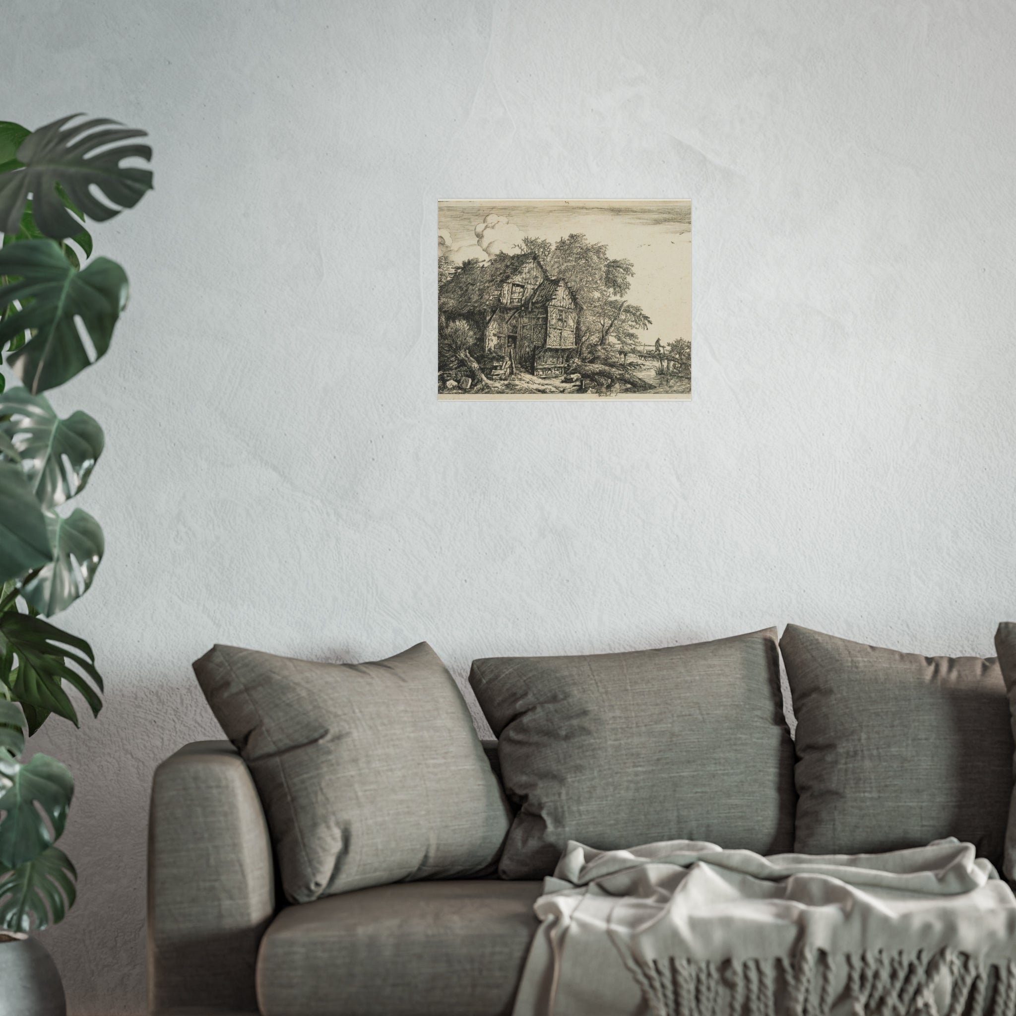 Jacob van Ruisdael - The Little Bridge | Fine Art Poster