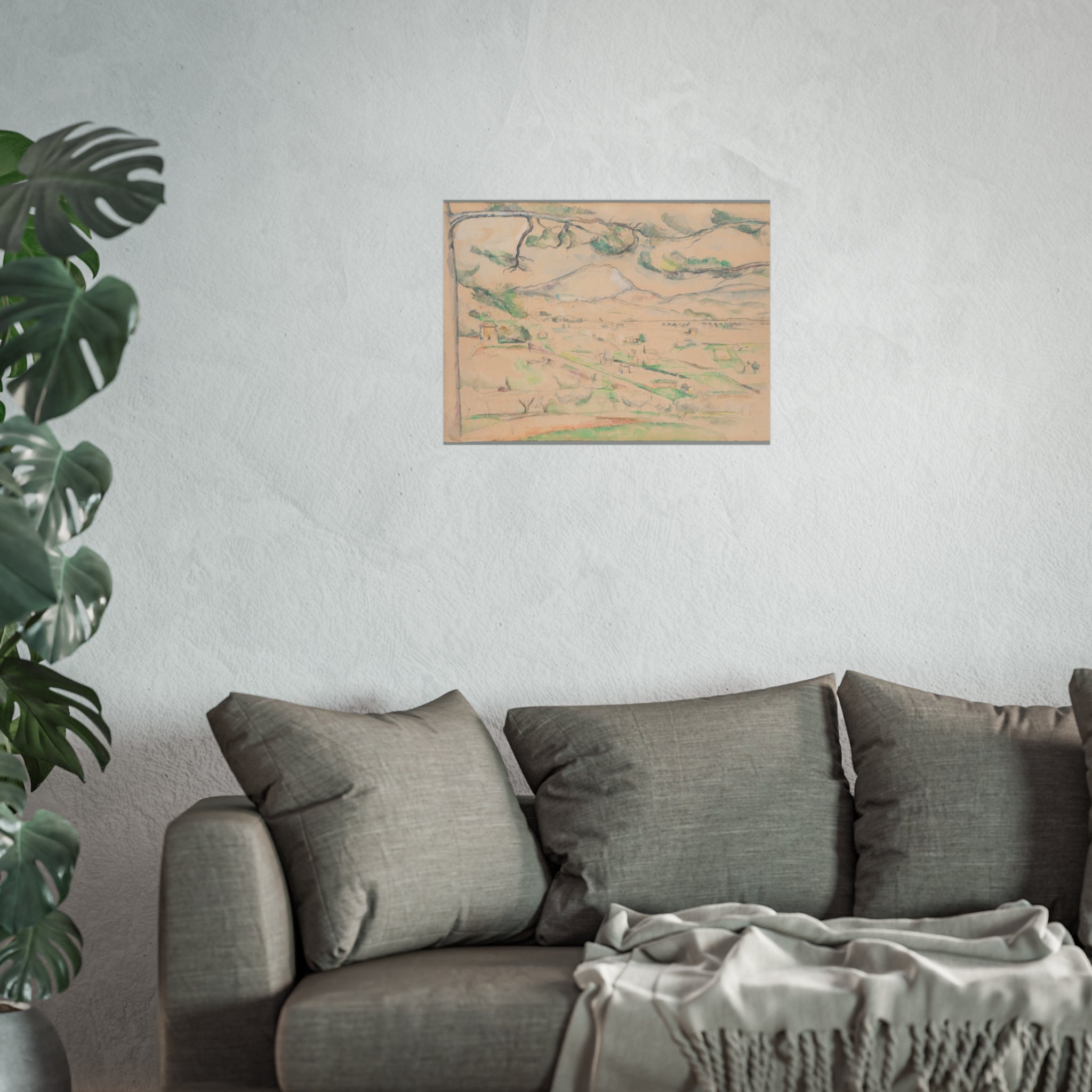 Paul Cezanne - Montagne Sainte-Victoire (The Arc Valley) | Fine Art Poster