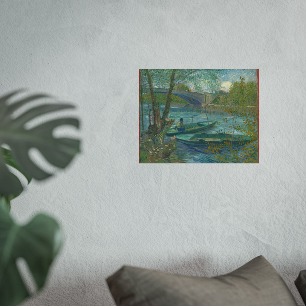 Vincent van Gogh - Fishing in Spring, the Pont de Clichy | Fine Art Poster