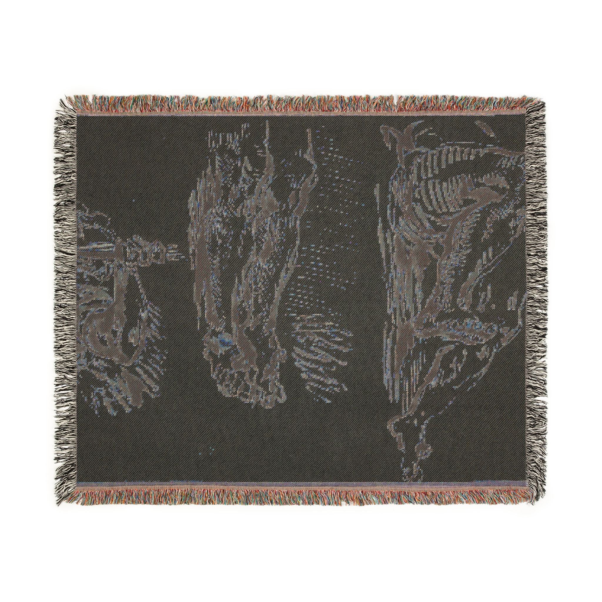 Eugène Delacroix - Study of Arms and Legs of Christ Crucified | Woven Tapestry Blanket