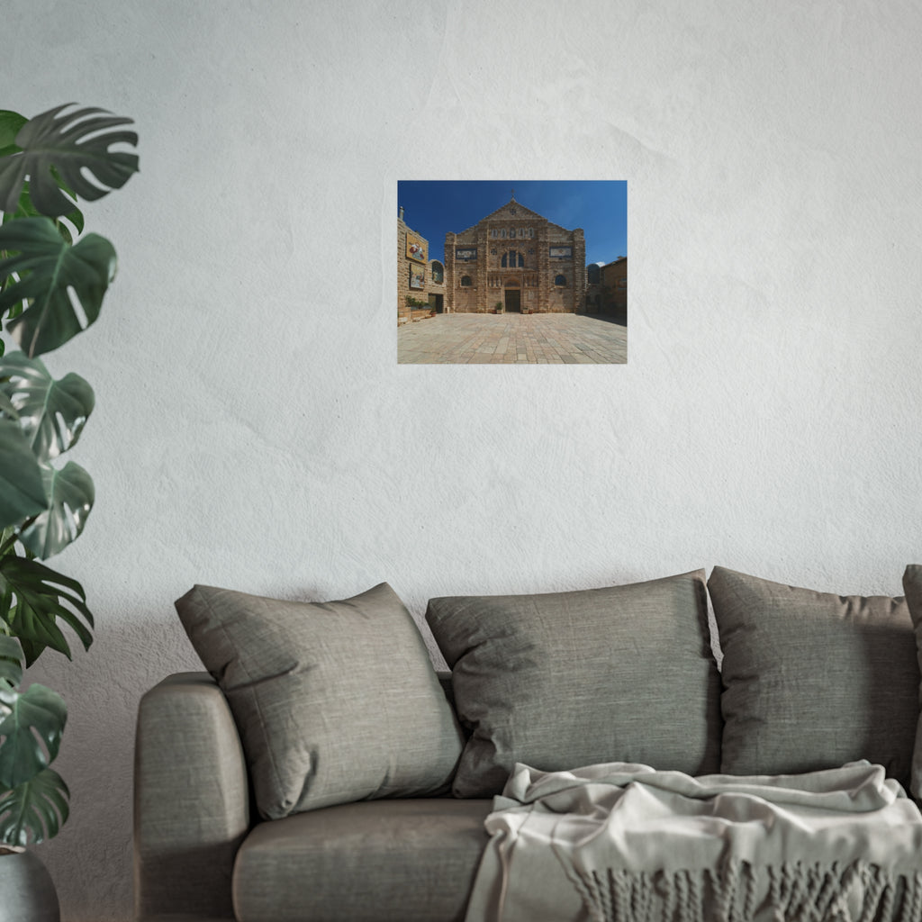 Shrine of the Beheading of Saint John the Baptist, Madaba, Jordan (دير اللاتين مادبا) | Fine Art Poster
