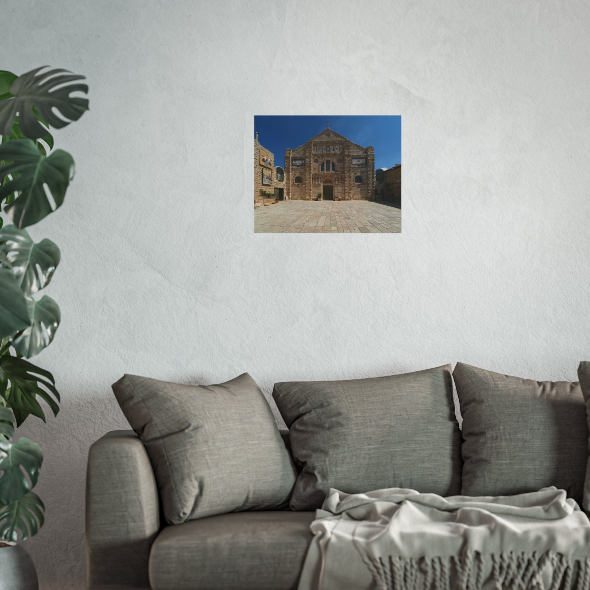 Shrine of the Beheading of Saint John the Baptist, Madaba, Jordan (دير اللاتين مادبا) | Fine Art Poster