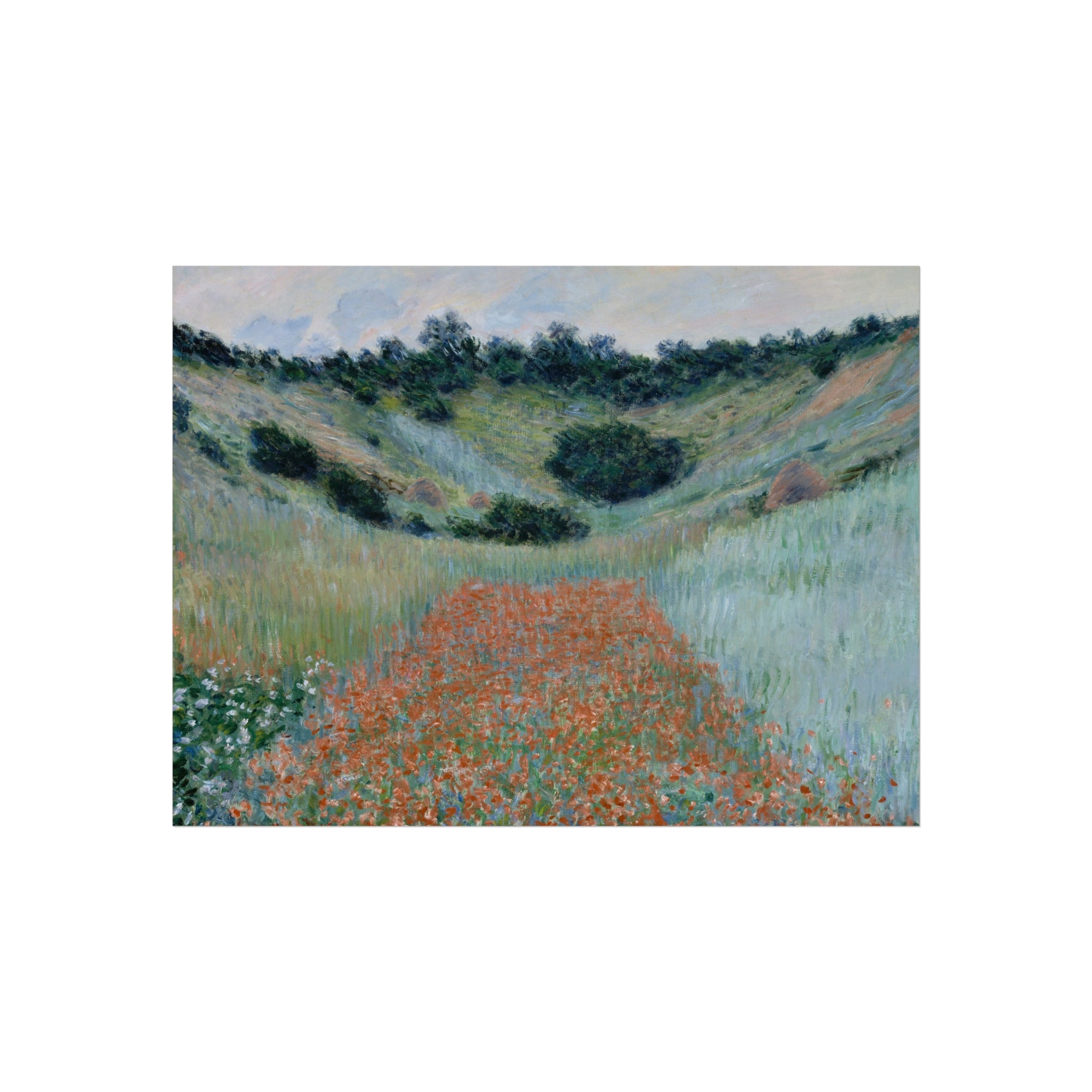 Claude Monet - Poppy Field, Giverny | Fine Art Poster