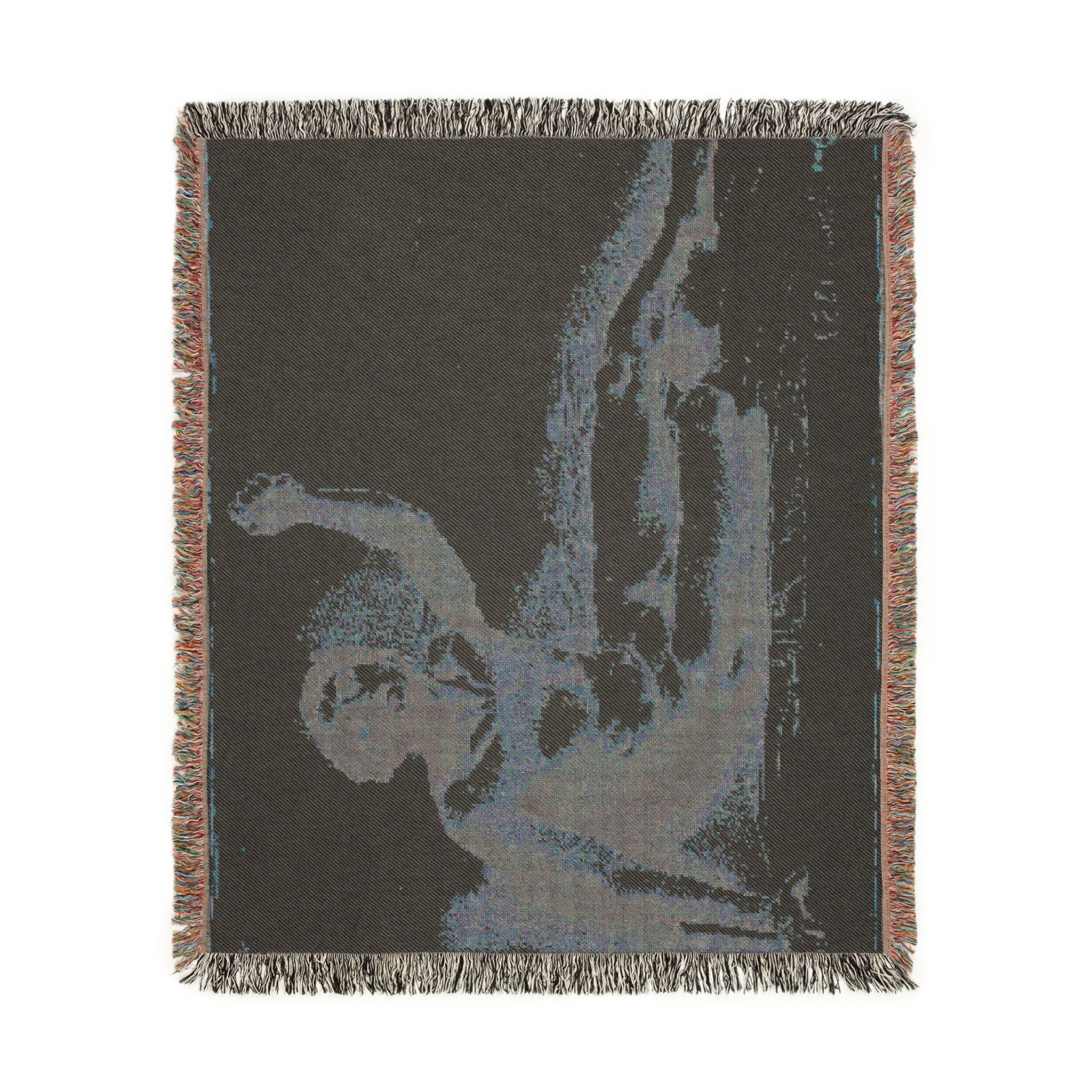 Hilaire Germain Edgar Degas - Study of a Male Nude | Woven Tapestry Blanket