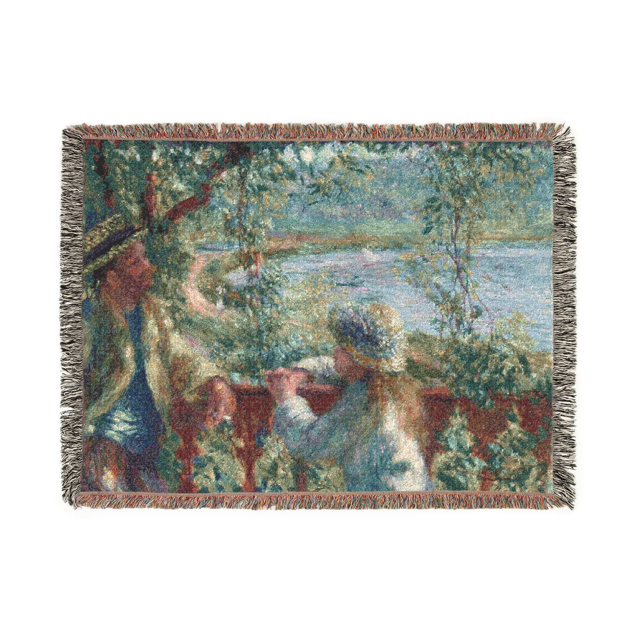 Pierre-Auguste Renoir - Near the Lake | Woven Tapestry Blanket