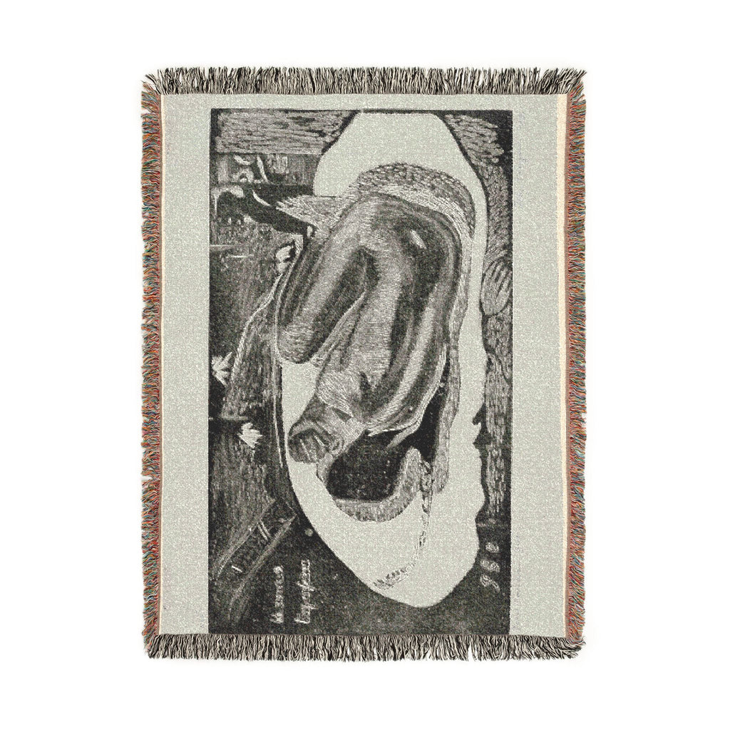 Paul Gauguin - Manao tupapau (She Thinks of the Ghost or The Ghost Thinks of Her), from the Noa Noa Suite | Woven Tapestry Blanket