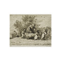 Charles François Daubigny - The Heritage of the Wagon (The Children with the Wagon) | Fine Art Poster