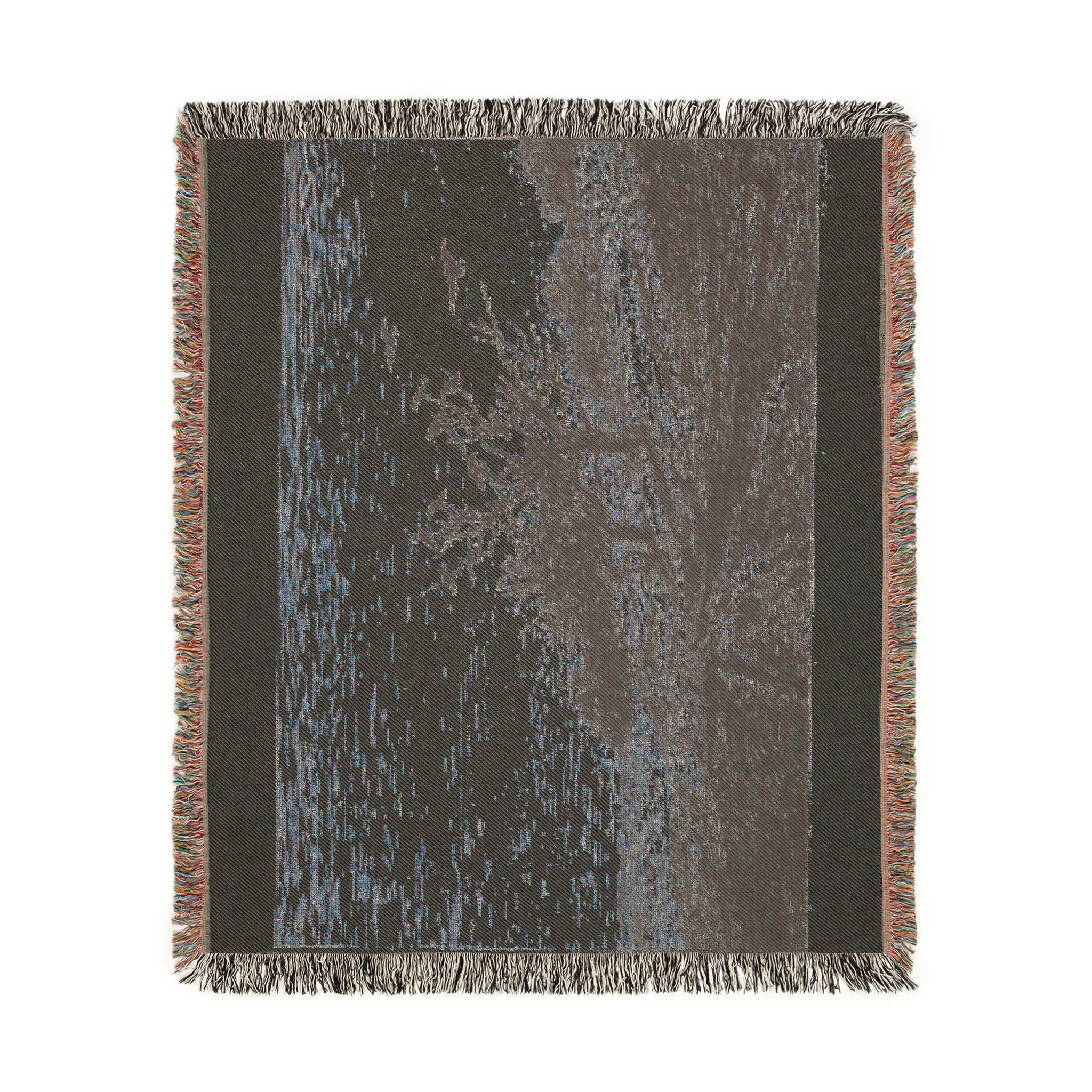 Charles François Daubigny - Crows in a Tree | Woven Tapestry Blanket