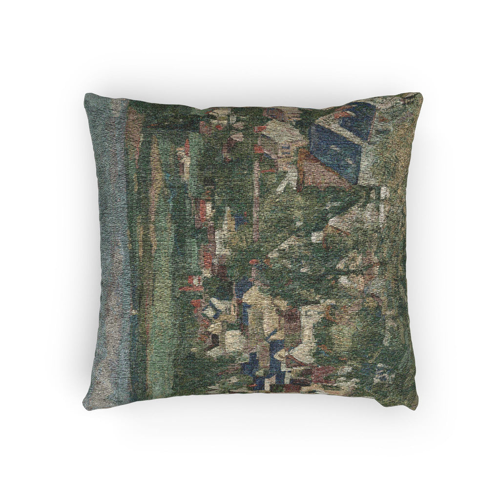 Paul Cezanne - Auvers, Panoramic View | Woven Pillow