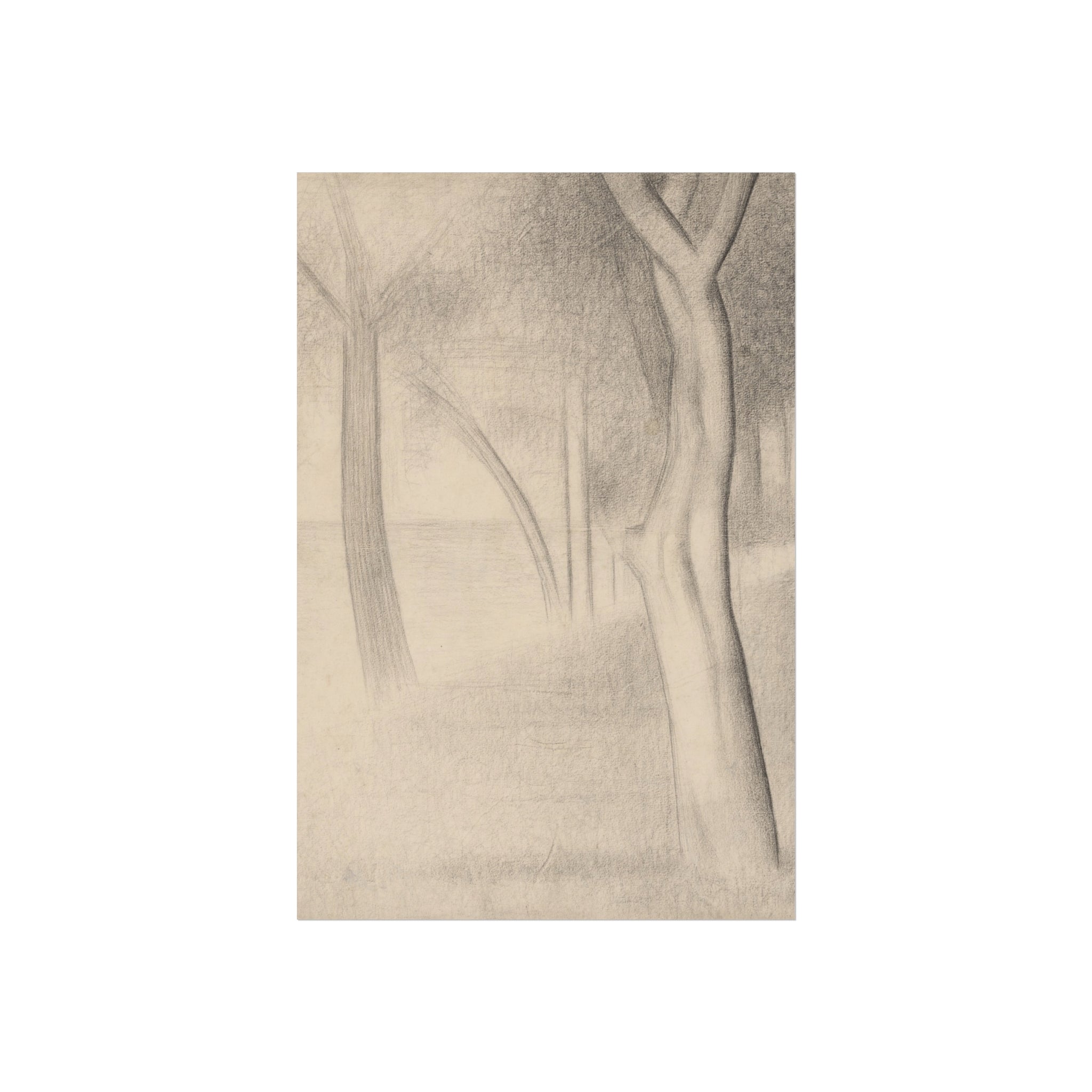Georges Seurat - Trees (study for La Grande Jatte) | Fine Art Poster
