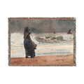 Winslow Homer - The Watcher, Tynemouth | Woven Tapestry Blanket