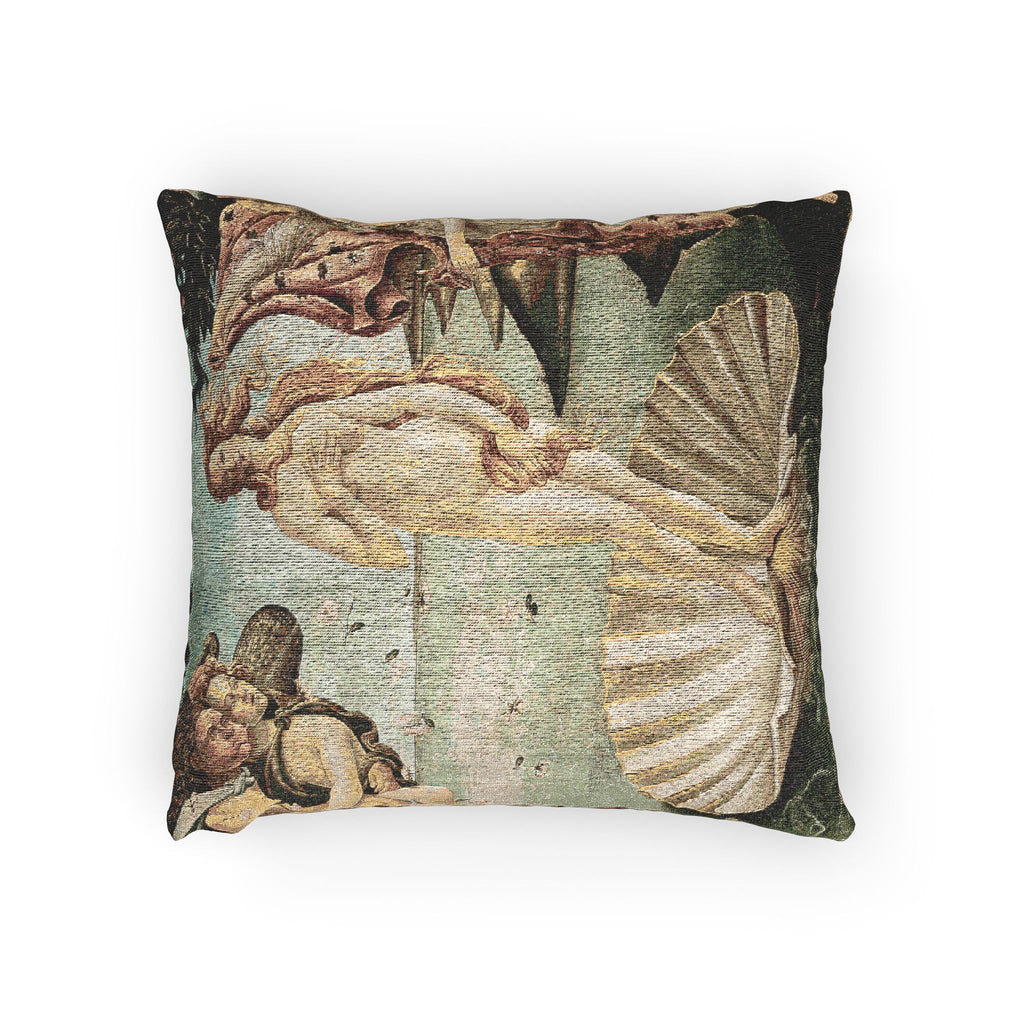 Sandro Botticelli - La nascita di Venere - Google Art Project - edited | Woven Pillow