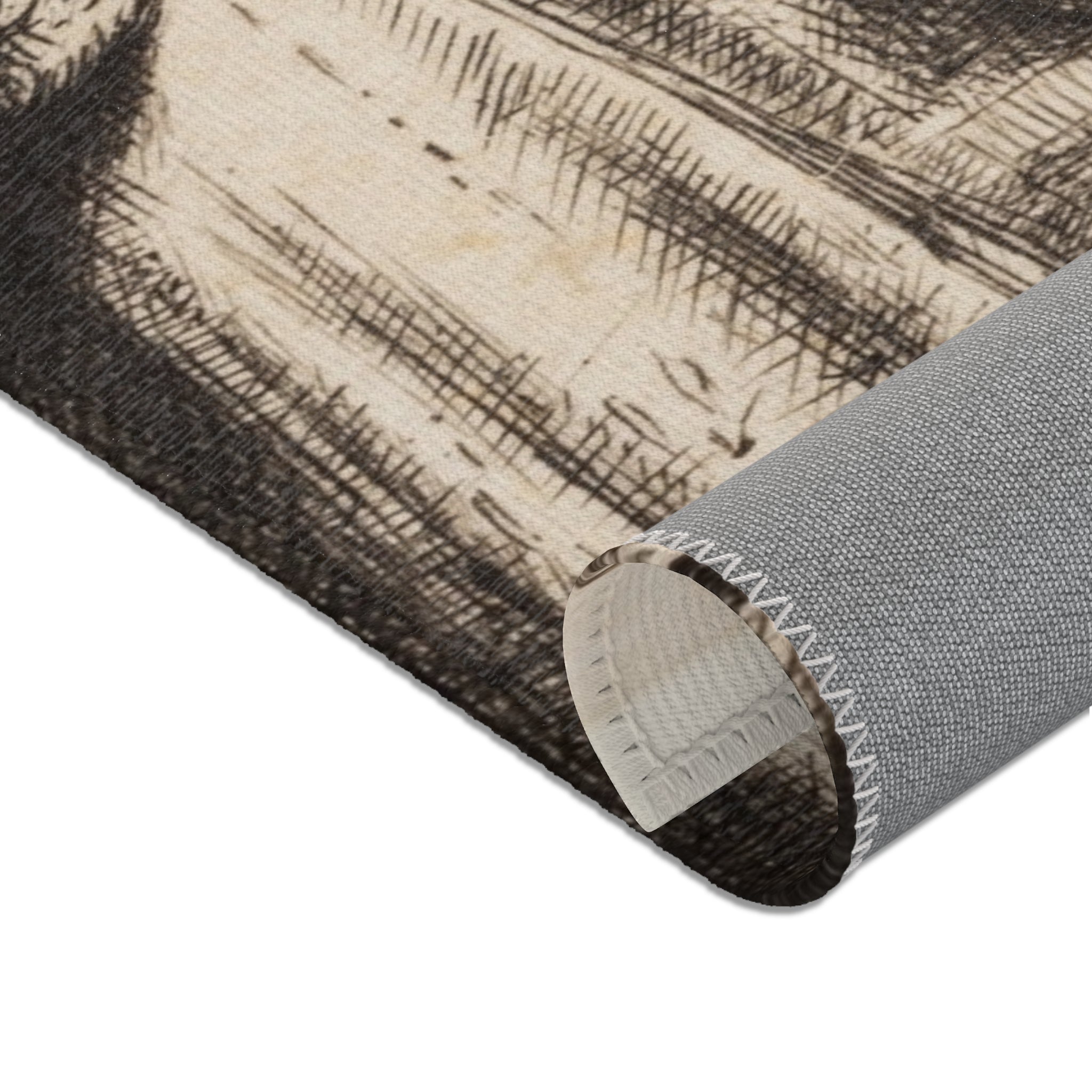 Rembrandt van Rijn - Jews in the Synagogue | Area Rug