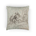 Giovanni Battista Tiepolo - Two Soldiers and Two Women, from Capricci | Woven Pillow