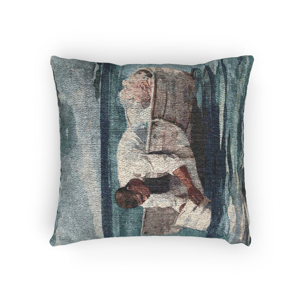 Winslow Homer - The Water Fan | Woven Pillow
