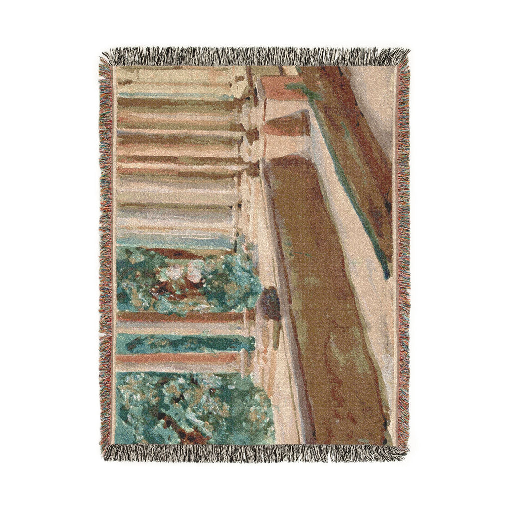 John Singer Sargent - Tarragona Terrace and Garden | Woven Tapestry Blanket