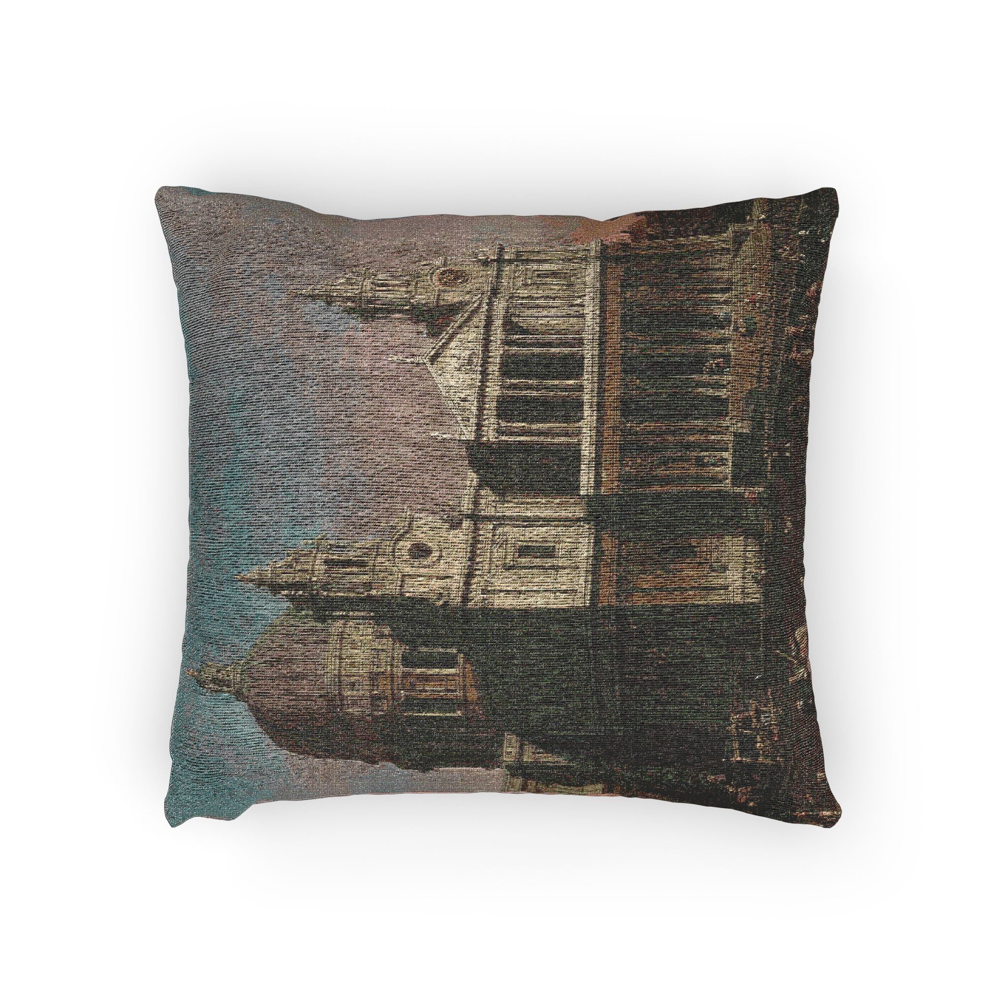 Canaletto - St. Paul's Cathedral - Google Art Project | Woven Pillow