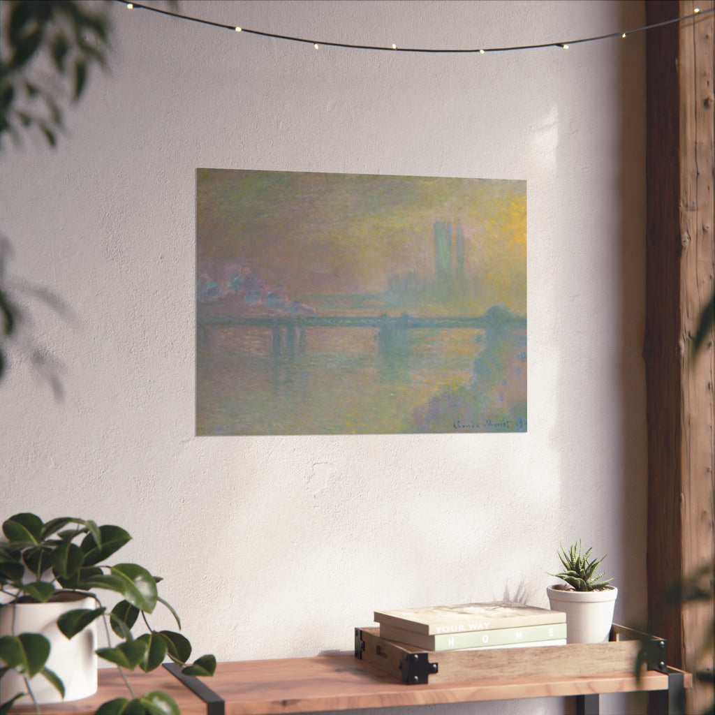 Claude Monet - Charing Cross Bridge, London | Fine Art Poster