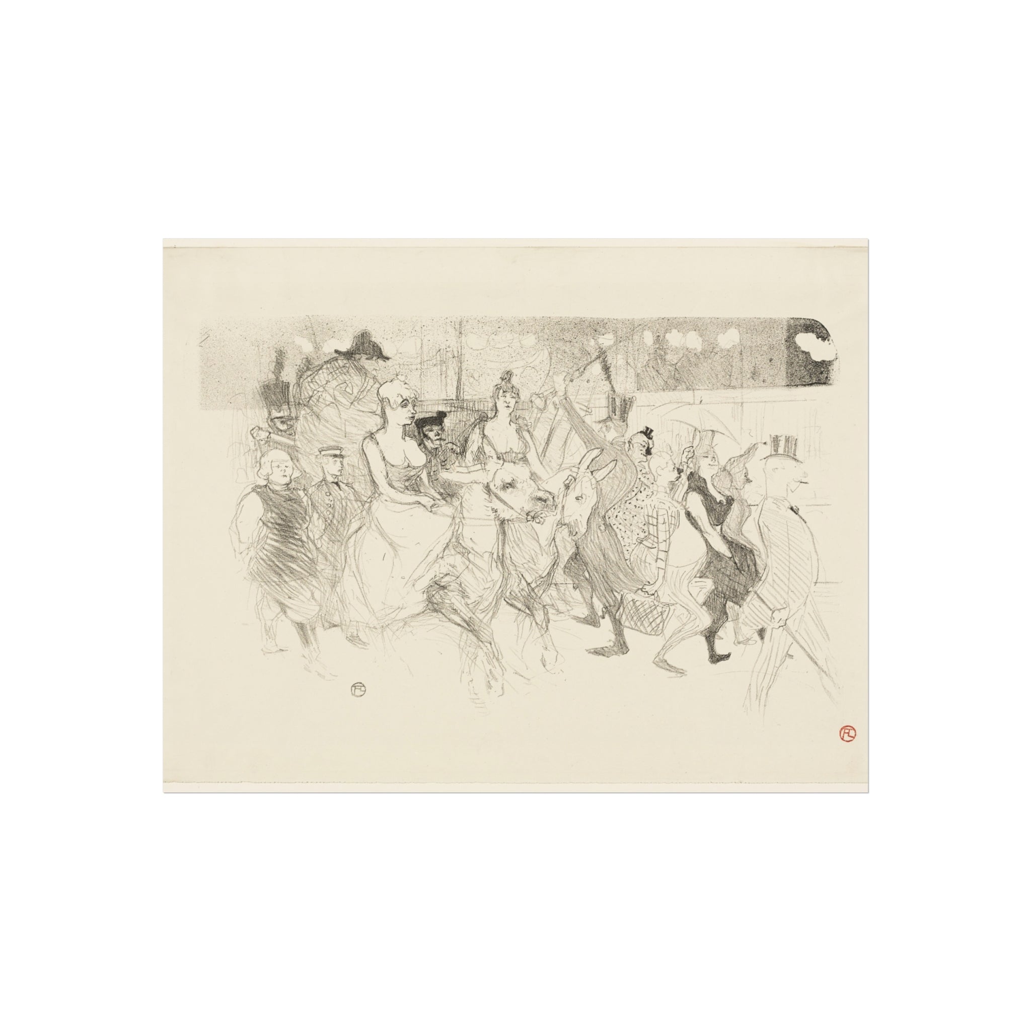 Henri de Toulouse-Lautrec - A Gala Evening at the Moulin Rouge | Fine Art Poster