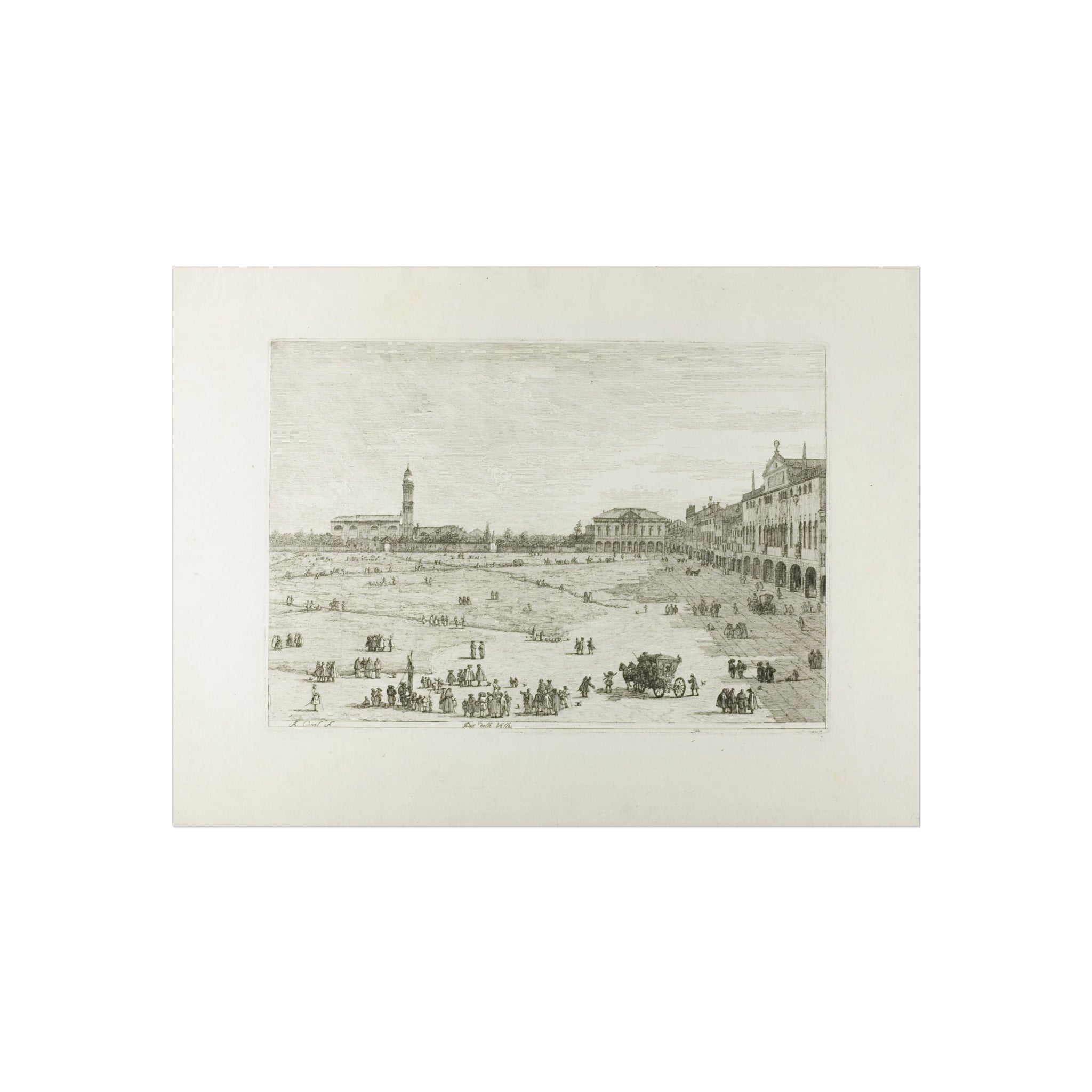 Canaletto - Prà della Valle, from Vedute | Fine Art Poster