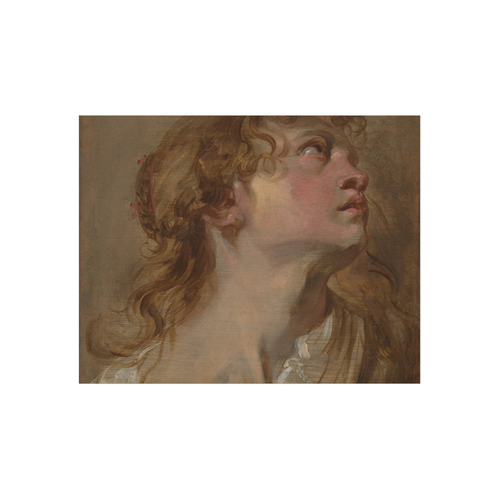 Anthony van Dyck - Head of a Girl | Fine Art Poster