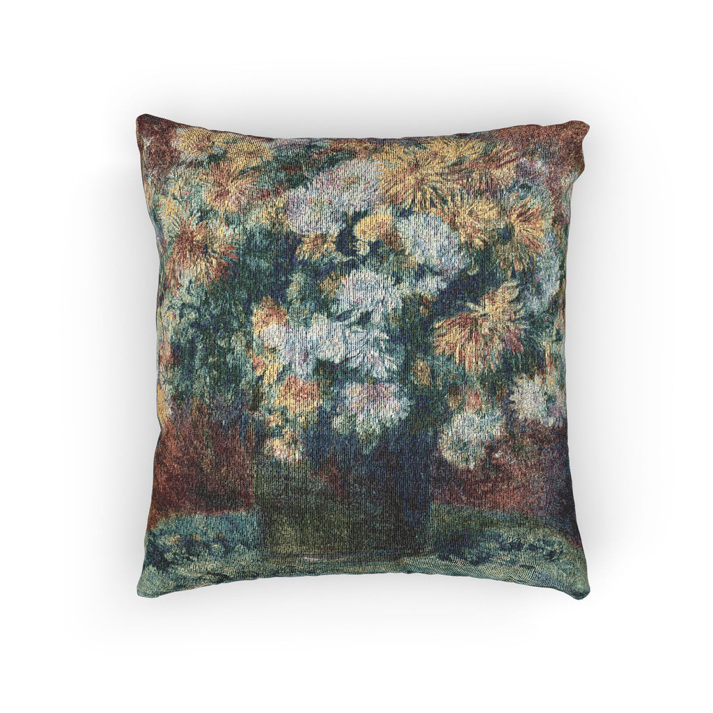 Pierre-Auguste Renoir - Chrysanthemums | Woven Pillow