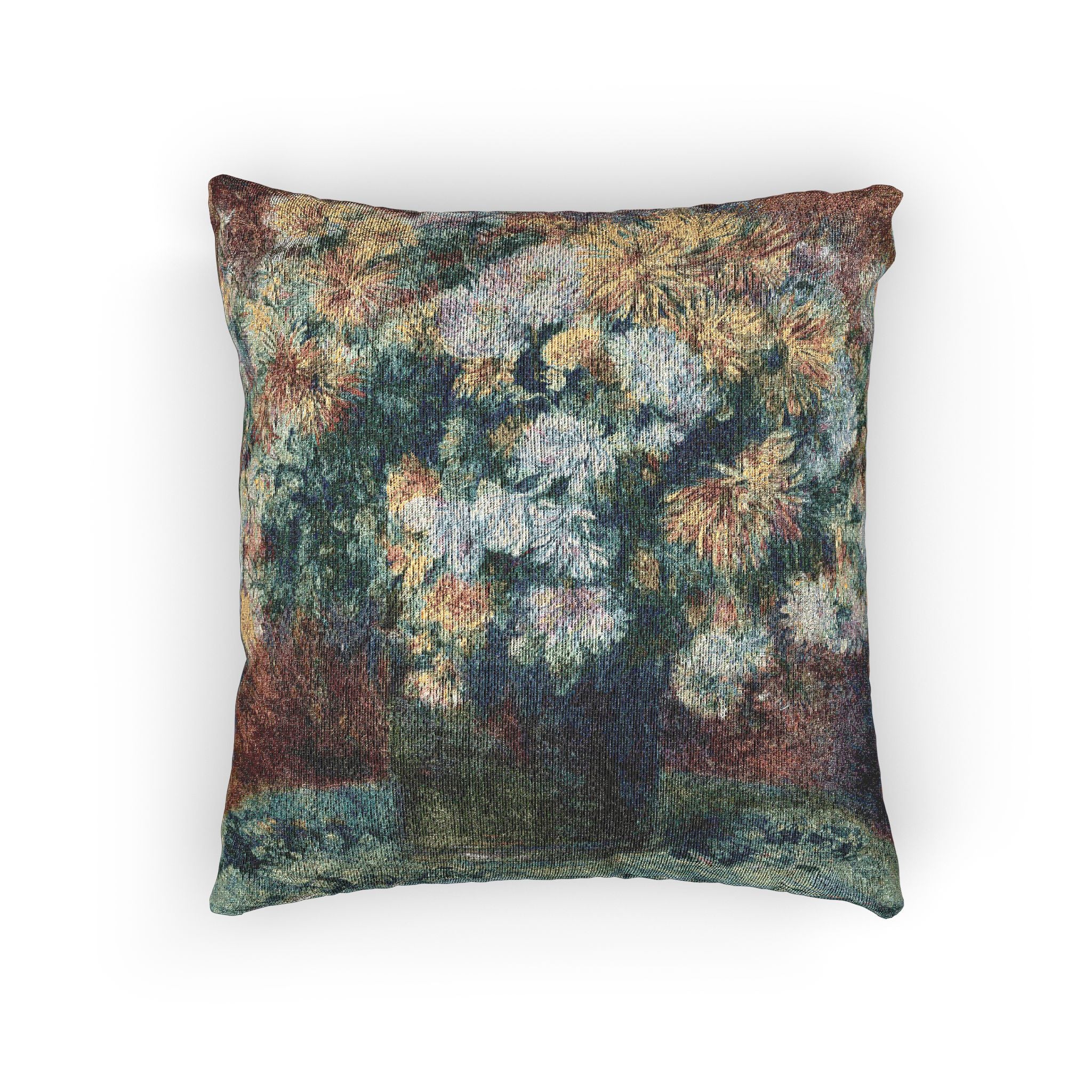 Pierre-Auguste Renoir - Chrysanthemums | Woven Pillow