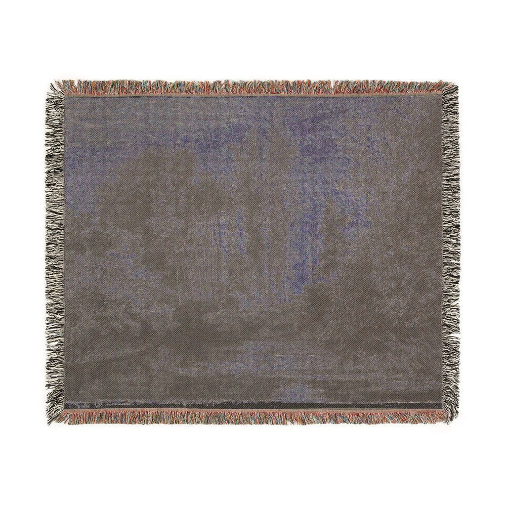Charles François Daubigny - Stags at the Water's Edge | Woven Tapestry Blanket