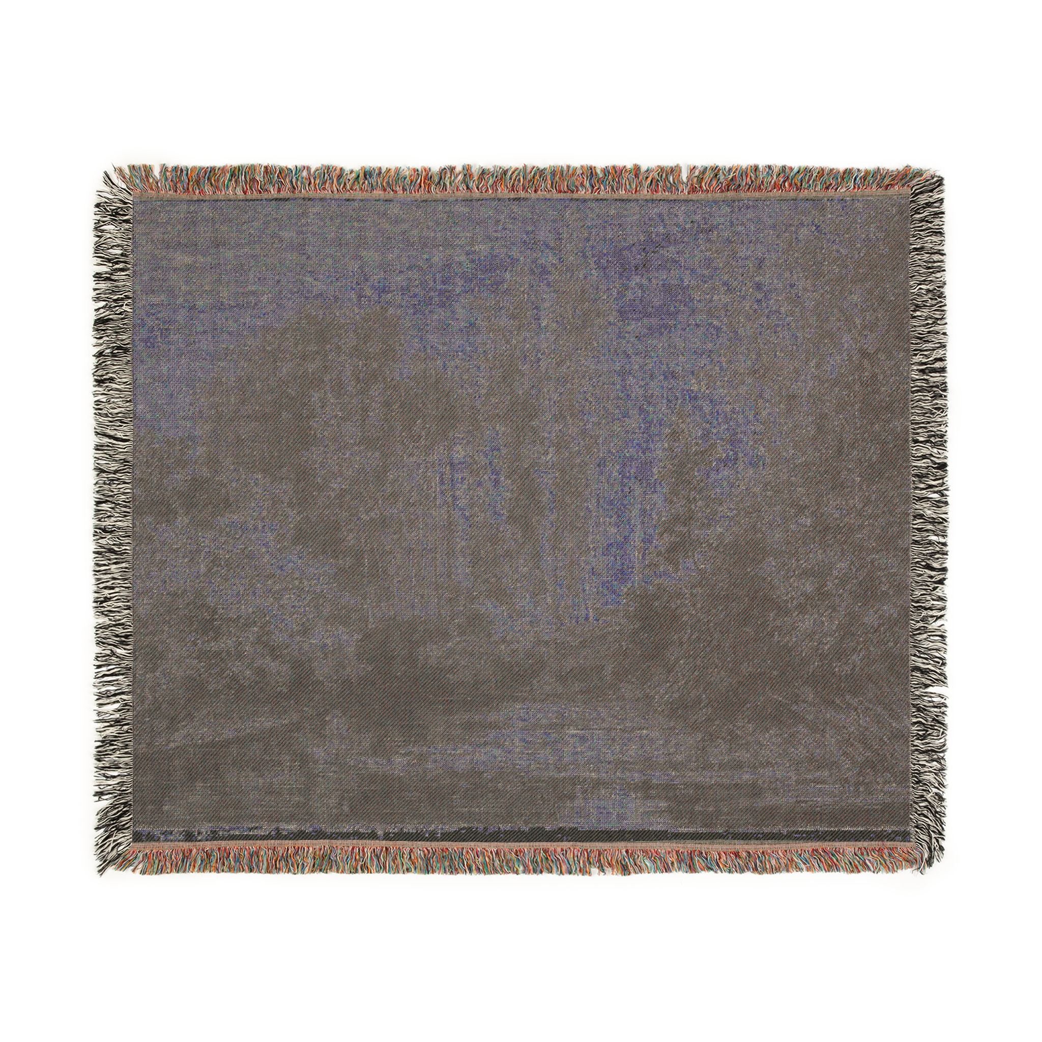 Charles François Daubigny - Stags at the Water's Edge | Woven Tapestry Blanket