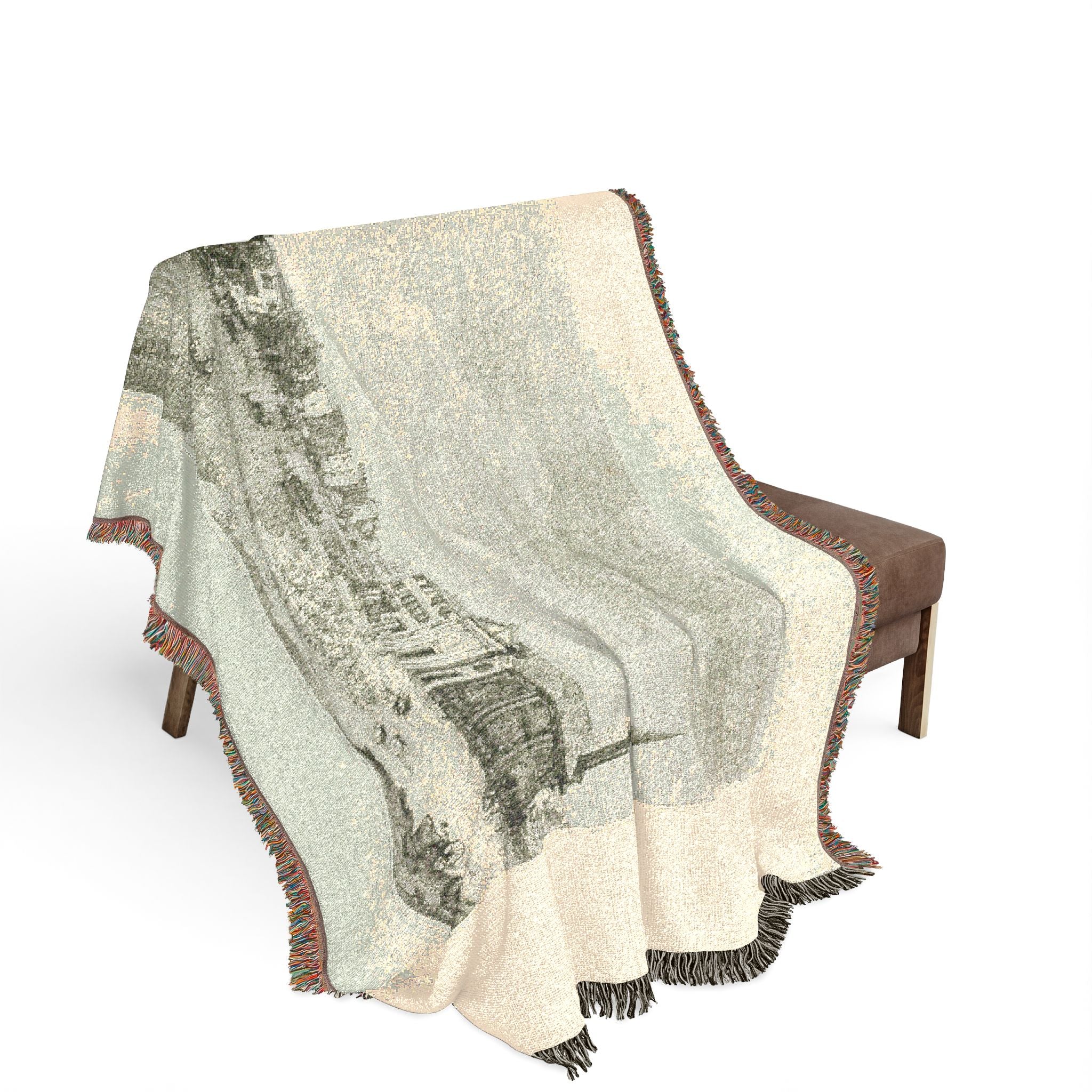Canaletto - Al Dolo, from Vedute | Woven Tapestry Blanket
