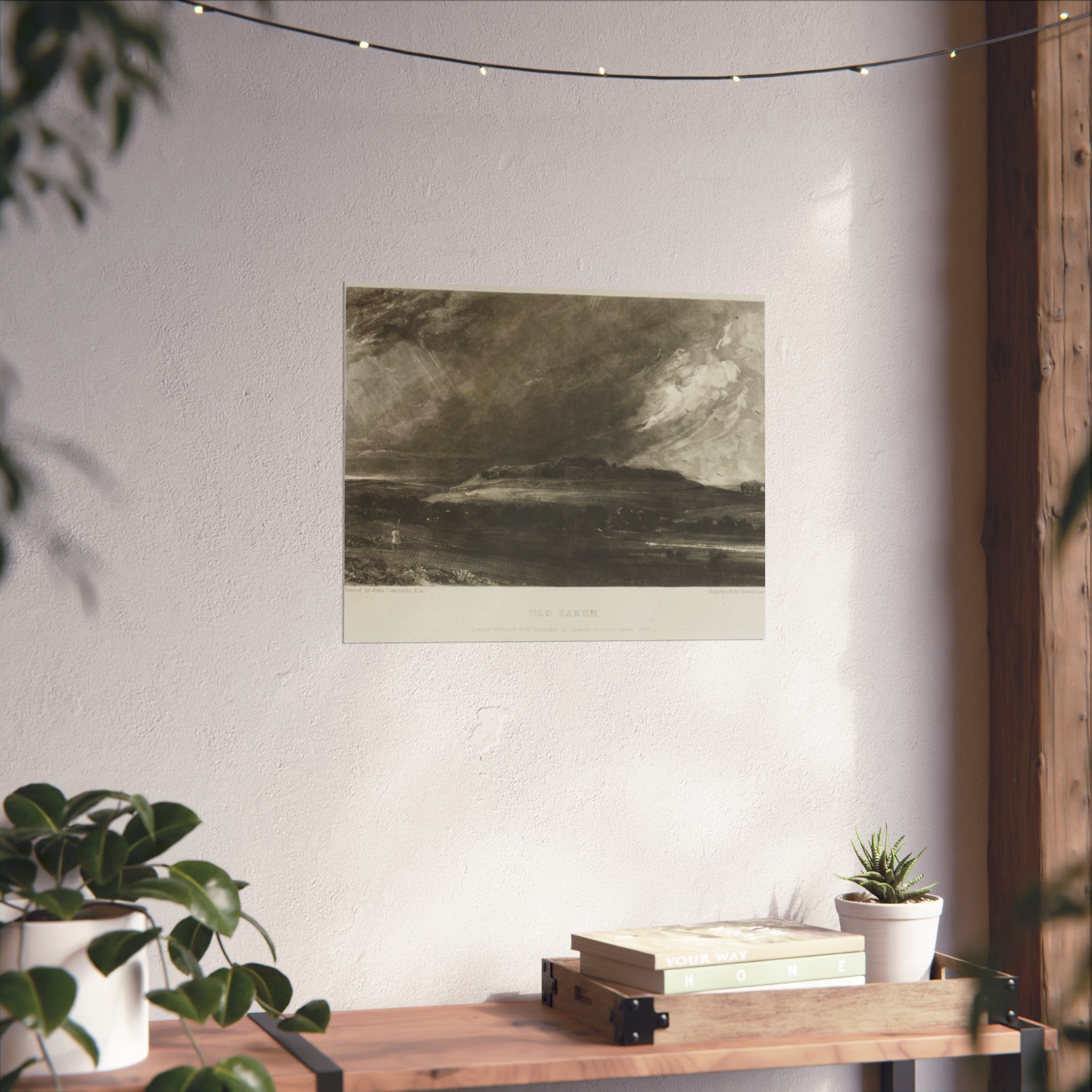 David Lucas - Old Sarum | Fine Art Poster