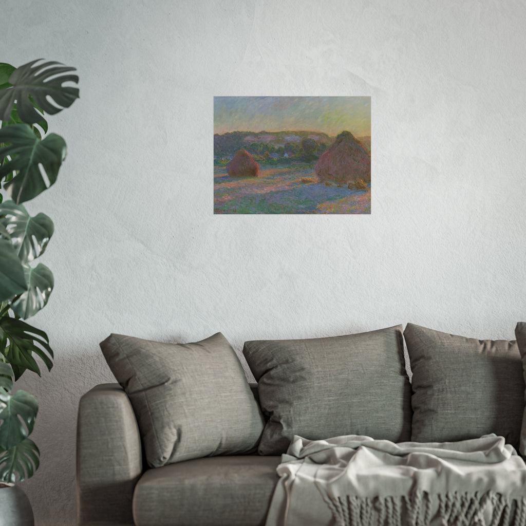 Claude Monet - Stacks of Wheat (End of Summer) | Fine Art Poster