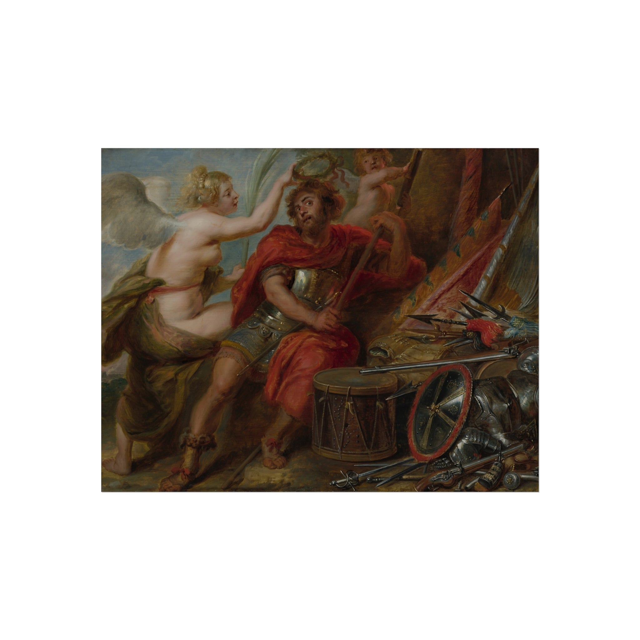 Follower of Peter Paul Rubens - The Apotheosis of the Hero | Fine Art Poster
