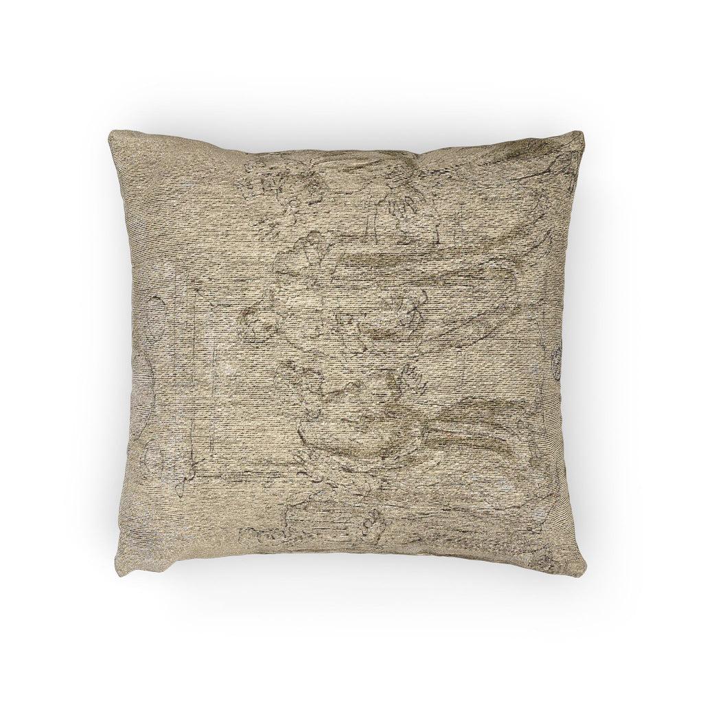 Style of Nicolas Poussin - The Incredulity of Saint Thomas (recto); Sketches of Figures (verso) | Woven Pillow