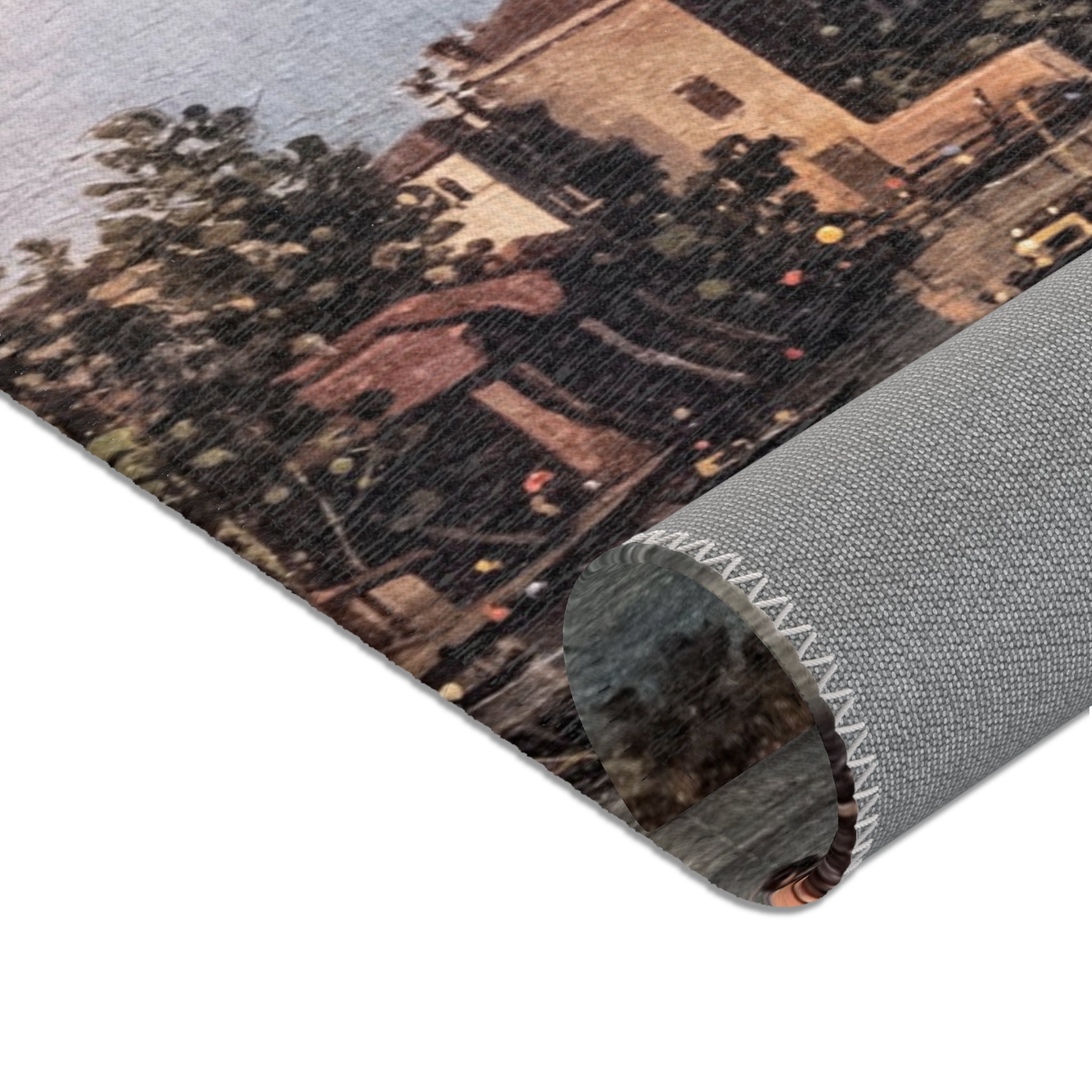 Bemberg Fondation Toulouse - Vue de Dolo - Canaletto ca 1740 - Inv 1011 | Area Rug