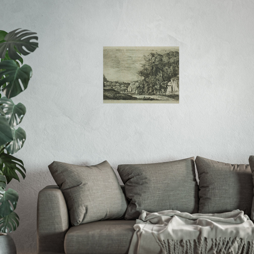 Claude Lorrain - The Flight into Egypt | Fine Art Poster