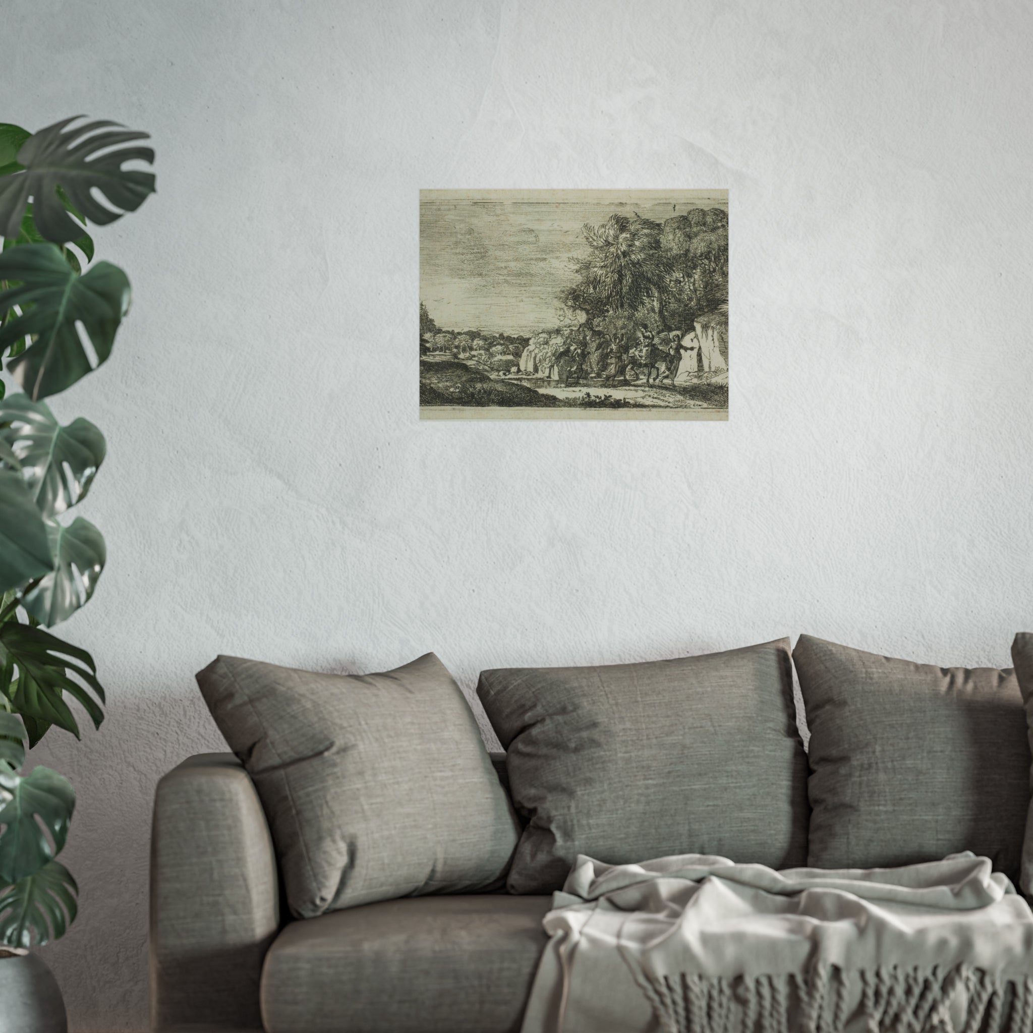 Claude Lorrain - The Flight into Egypt | Fine Art Poster