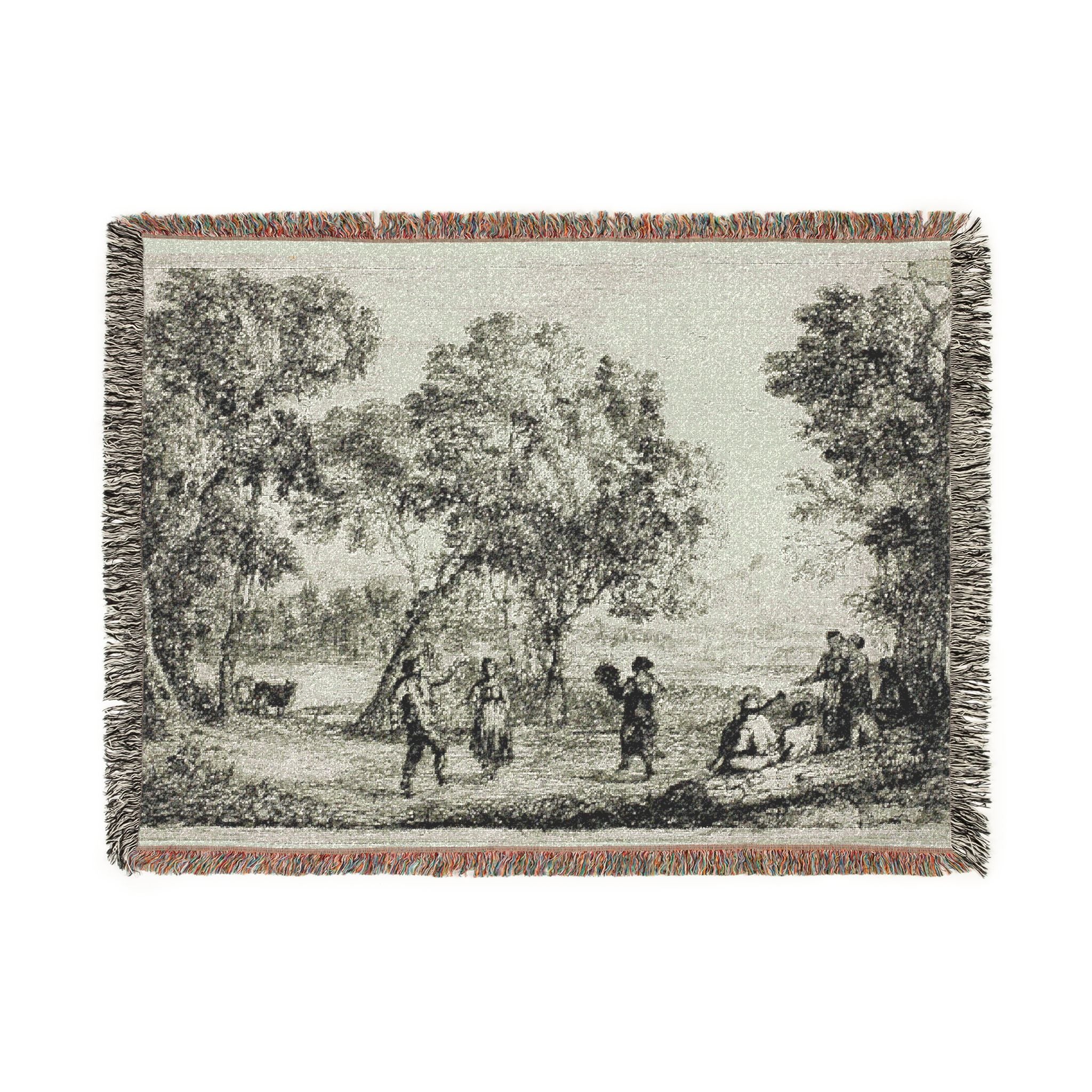 Claude Lorrain - The Country Dance | Woven Tapestry Blanket