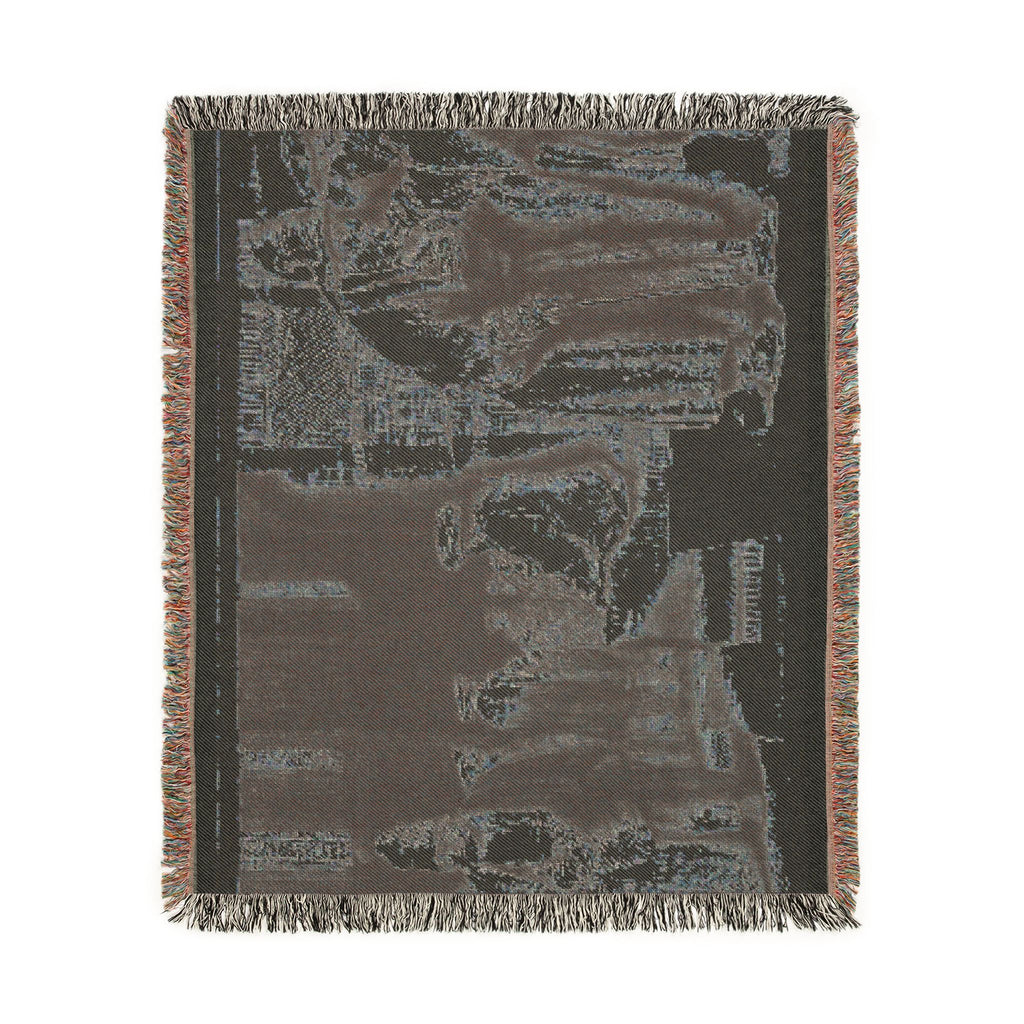 Rembrandt van Rijn - Jews in the Synagogue | Woven Tapestry Blanket