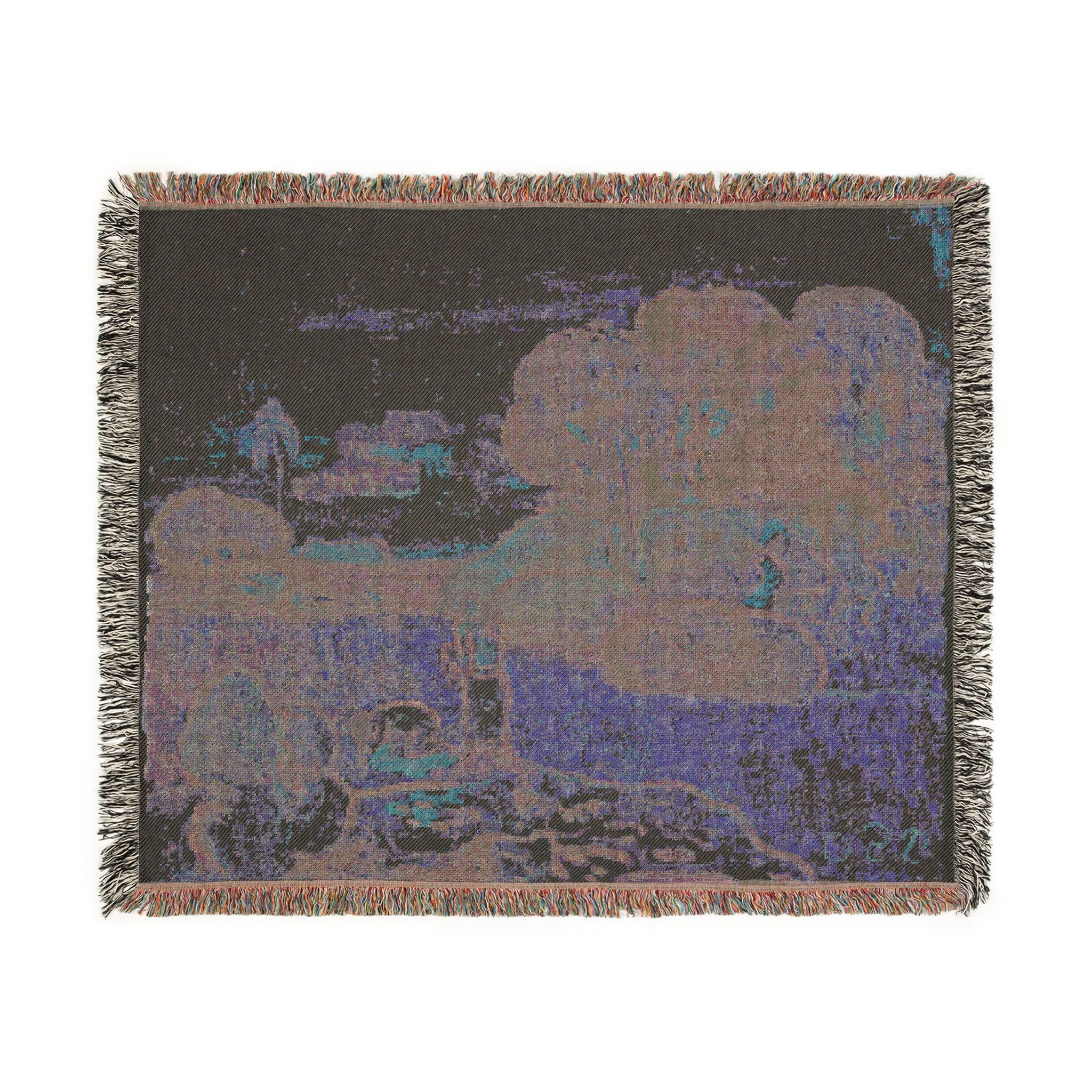 Paul Gauguin - Tahitian Landscape | Woven Tapestry Blanket