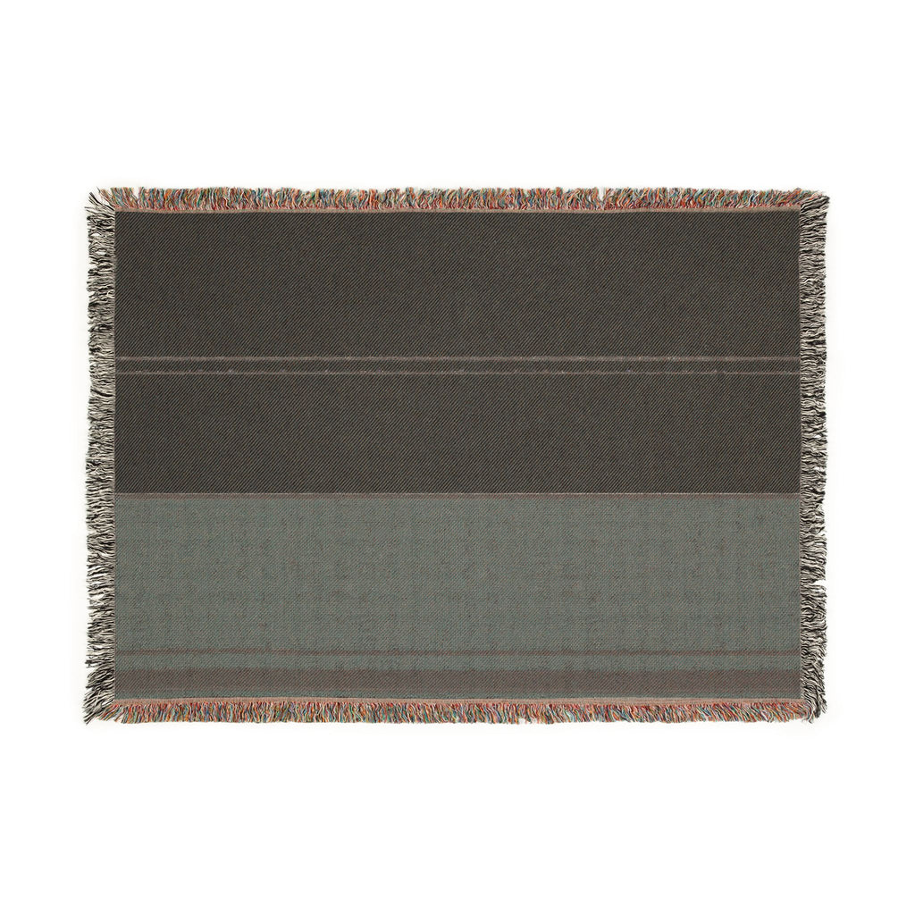 Orchard Throw — Stone · Fig · Slate