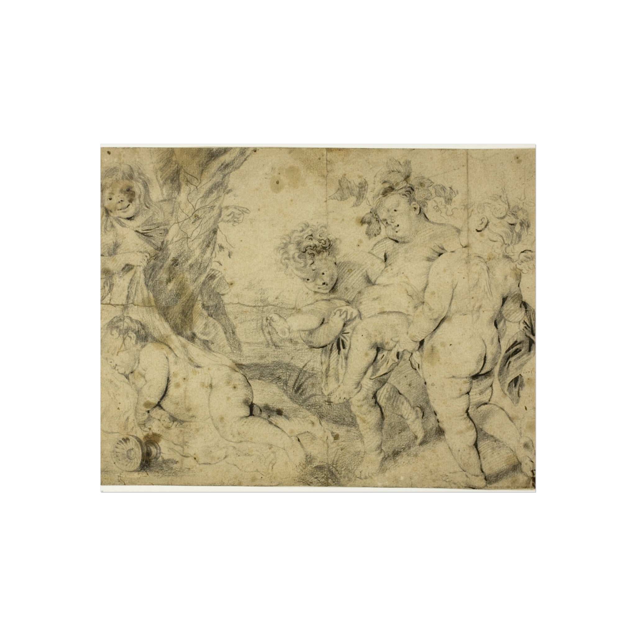Anthony van Dyck - Young Bacchus and Companions | Fine Art Poster