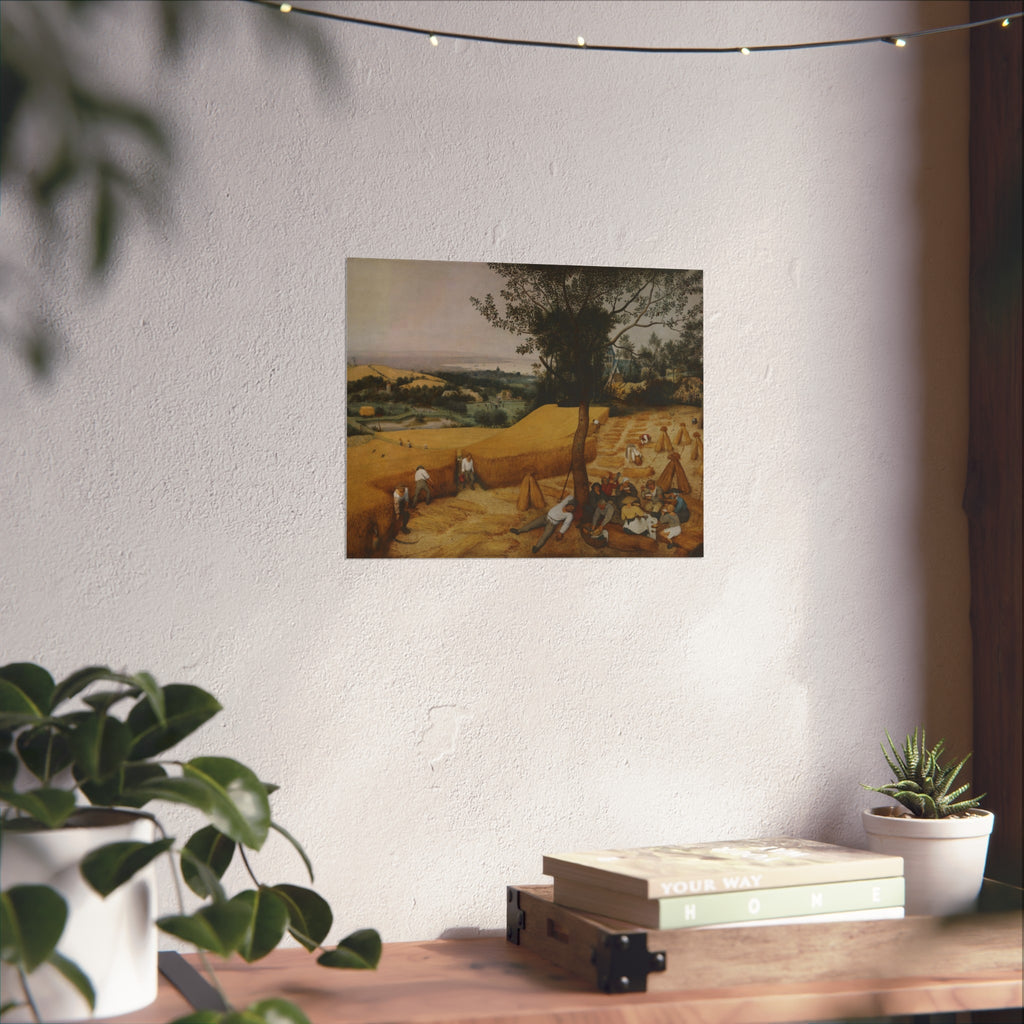 Pieter Bruegel the Elder- The Harvesters - Google Art Project | Fine Art Poster